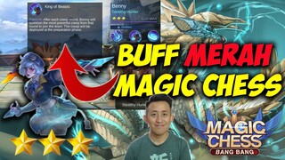 WAN-WAN ⭐⭐⭐BUFF MERAH di MAGIC CHESS?!? AUTO SAVAGE!!! Gameplay Benny Skill 2 | Bang Bang Indonesia