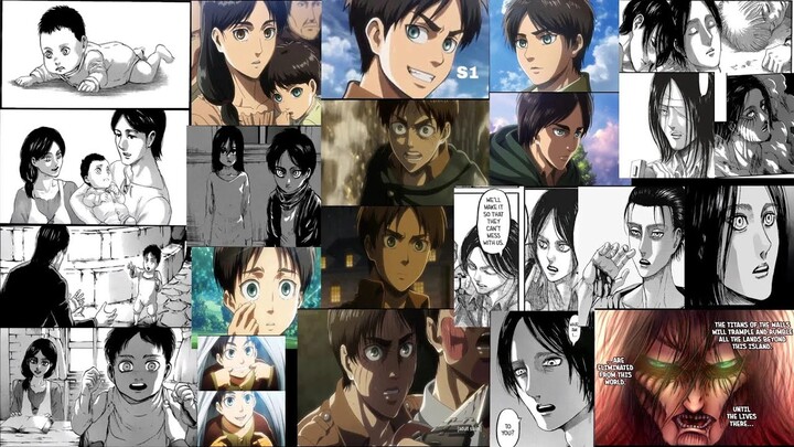 Anime - Attack Of Titan (AOT) ~ Best Eren Yeager transformations.