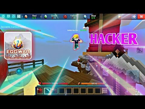 Hackers Invade Egg War 😈😱 ( JoJo ) - [ Blockman Go Adventures ]