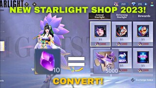 NEW STARLIGHT SHOP! STARLIGHT FRAGMENTS CONVERSION MLBB