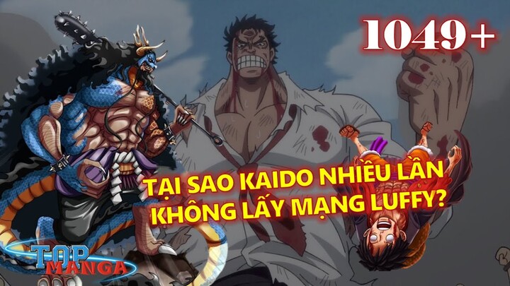 [One Piece 1049+]. Lý do Kaido nhiều lần không lấy mạng Luffy, Hé lộ sức mạnh của Garp!