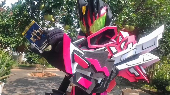 [Custom leather suit] Special effects transformation into Kamen Rider Mobile Decade