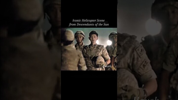 Iconic Helicopter Scene from Descendants of the Sun #kdrama