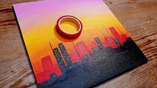 KING ART   N  #681    SKY LINE     PAINTING TUTORIAL