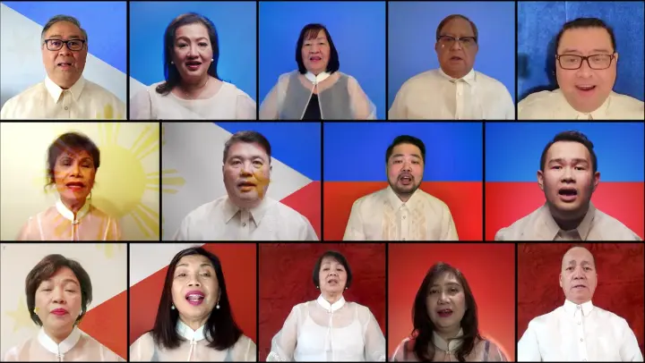 Lupang Hinirang (Philippine national anthem) - virtual choir: Koro Filipino