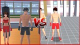 Boxer Semio and Semika VS Boxer Taiga Yuki and Sasuke Nanami || SAKURA School Simulator