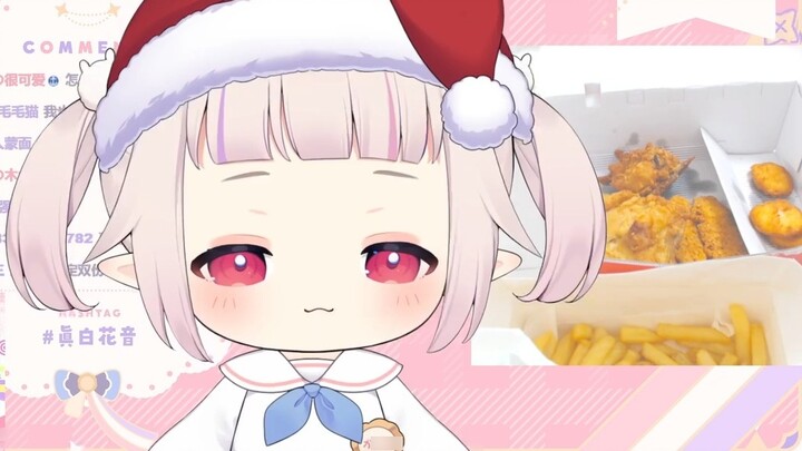 Japanese lolita eats KFC at a young age