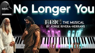 No Longer You by Jorge Rivera-Herrans - EPIC THE MUSICAL  piano cover + sheet music