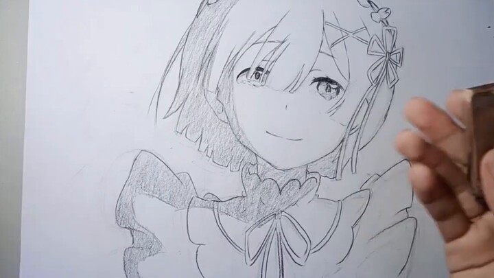 I actually drew a Rem using my fan ID!