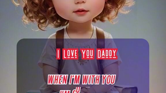 i love u daddy