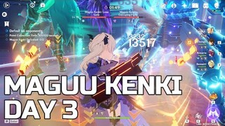 Maguu Kenki DAY 3 EVENT! FISCHL ZHONGLI ROSARIA BENNETT LINE UP! MAX POINTS! Vagabond Sword