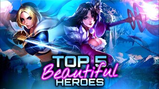 Top 5 Most Beautiful Female Characters in Arena of Valor | Top 5 Random Tier List AOV | Liên Quân