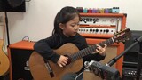 [ Fly me to the moon ] By A girl six years old  |  Bossanova guitar playing | INS @miumiuguitargirl