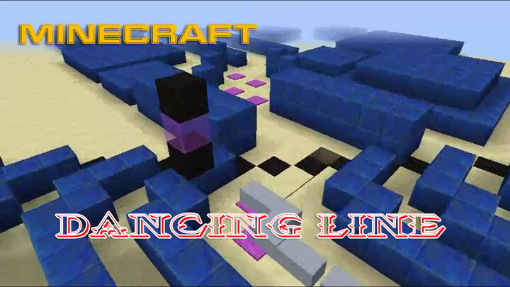 Mimicking Dancing Line in Minecraft