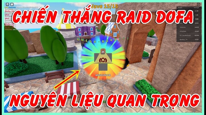 Chiến Thắng Raid Dofamingo Mới Nhất Sở Hữu Nguyên Liệu Quan Trọng Nâng Cấp | ALL STAR TOWER DEFENSE