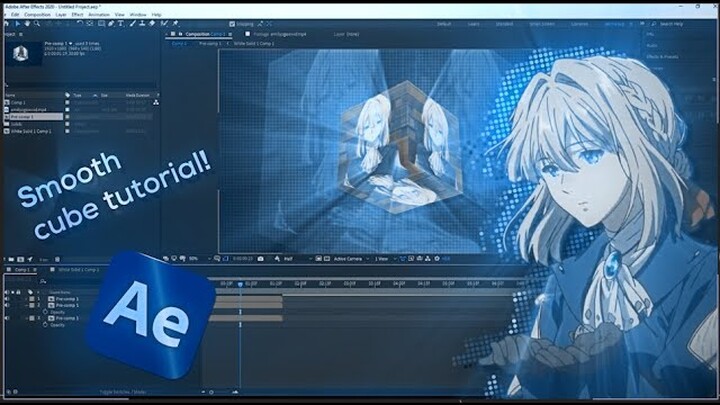 cube tutorial after effects (intermediate)