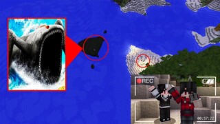 ถ้าเกิด!! บินโดรนสูง แต่กับเจอ สัตว์ในทะเลกินทุกสิ่งอย่าง Sea Eater - (Minecraft บินโดรน)