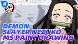 Demon Slayer Nezuko | MS Paint Drawing_4