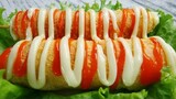 Cách làm BÁNH HOT DOG PHÔ MAI kiểu Hàn Quốc - Món Ăn Ngon