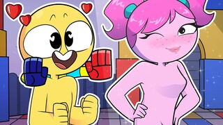 PLAYER has a CUTE GIRLFRIEND PLAYER!? - Cartoon Animation (Poppy Playtime)