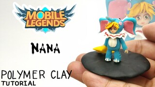 Nana (Slumber Party) - Mobile Legends: Bang Bang  - Polymer Clay Tutorial ⭐⭐⭐