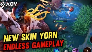 AoV : NEW SKIN YORN ENDLESS GAMEPLAY - ARENA OF VALOR