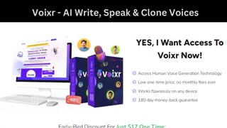 Voixr - AI Write, Speak & Clone Voices