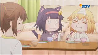 Syuting dari AT-X Shachiku-san wa Youjo Yuurei ni Iyasaretai. Eps 07 - Makan Malam Bareng