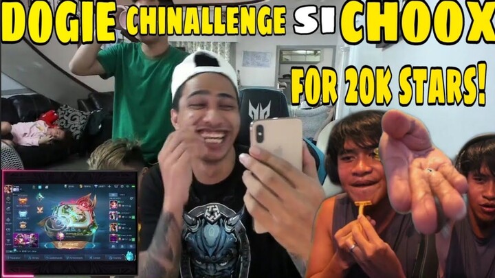 DOGIE CHINALLEGE SI CHOOX NA TANGGALIN ANG BIGOTE | FOR 20K STARS | STAR FOR A CAUSE CHOOX TV DOGIE