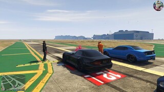GTA 5 - Hellfire vs Banshee - Drag Race #gta #game