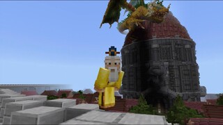 Minecraft / Fighting Through The Dungeon Of The Dragon | Dungeon Adventures By Ninja Block Part 1