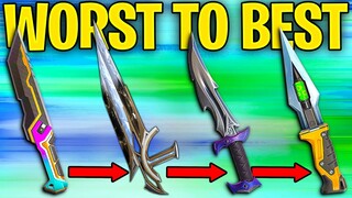 10,000 Players Rank EVERY KNIFE from WORST TO BEST