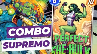 EM BUSCA DO COMBO SUPREMO! DECK DE INFINAUT FT. SHE-HULK | MARVEL SNAP