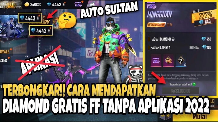 CARA MENDAPATKAN DIAMOND FREE FIRE GRATIS TANPA APLIKASI TERBARU 2022