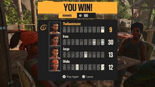 Playing Dominoes Mini Game in Far Cry 6