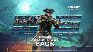 Season 9: 'Zombies Are Back!' Battle Pass Trailer | Call of Duty: Mobile - Garena