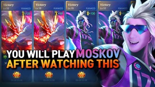 1853 matches 90% winrate!! Fast Rank up hero until Myhtical Glory! Moskov  | Mobile Legends