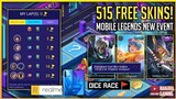 Free Skin New Event Dice Race | Free Gusion Venom and Gaming Phone
