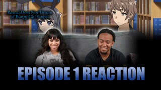 My Senpai is a Bunny Girl | Rascal Does Not Dream of Bunny Girl Senpai Ep 1 Reaction