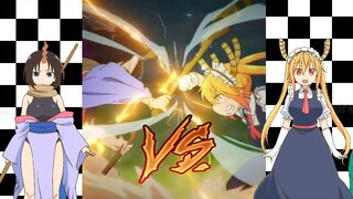 Tohru Vs Elma AMV Kobayashi's Dragon Maid | TeamTH360XZ