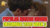 14 Popular Korean Drama 14 - 20 December 2020 | Smilepedia KDrama Ratings Update