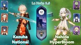 C0 Kazuha National & C0 Nahida HyperBloom | La Hoàn Thâm Cảnh Tầng 12 | Genshin Impact 3.5