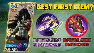 NEW! BEST FIRST ITEM ARLOTT FOR COUNTERING META HEAL HERO | ARLOTT BEST BUILD - MLBB