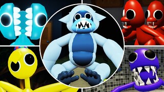 All Morphs + *NEW* WHITE MONSTER in Rainbow Friends Chapter 2 Concept Roblox