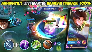 PERTAMA KALI COBA SKIN MARTIS LEVI AoT!! EFEKNYA SANGAR BANGET BUAT BANTAI2🔥 MARTIS GAMEPLAY 2024