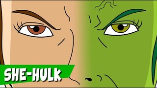 She Hulk Transformation Animation (Ace Attorney Version)