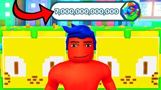 I Spent 7 TRILLION Rainbow Coins to Hatch a Huge Pixel Cat! (Pet Simulator X)