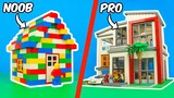 LEGO NOOB vs PRO House!!