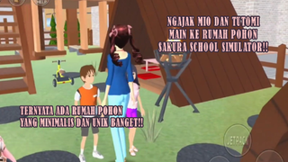 ADA RUMAH POHON MINIMALIS YANG LUCU!! NGAJAK MIO DAN YUTOMI MAIN!! SAKURA SCHOOL