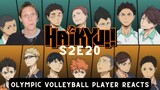 Olympic Volleyball Player Reacts to Haikyuu!! S2E20: "Wiping Out"